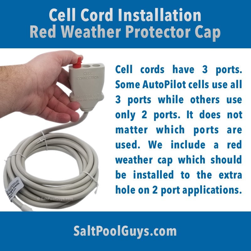 AutoPilot Pool Pilot Cell Cable 12' f/ Digital & Soft Touch Models - 952-ST/DIG