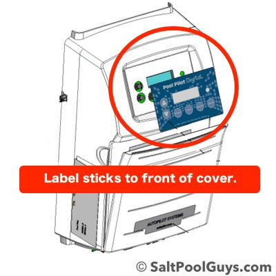 AutoPilot Pool Pilot Digital Control Label - LBP0116